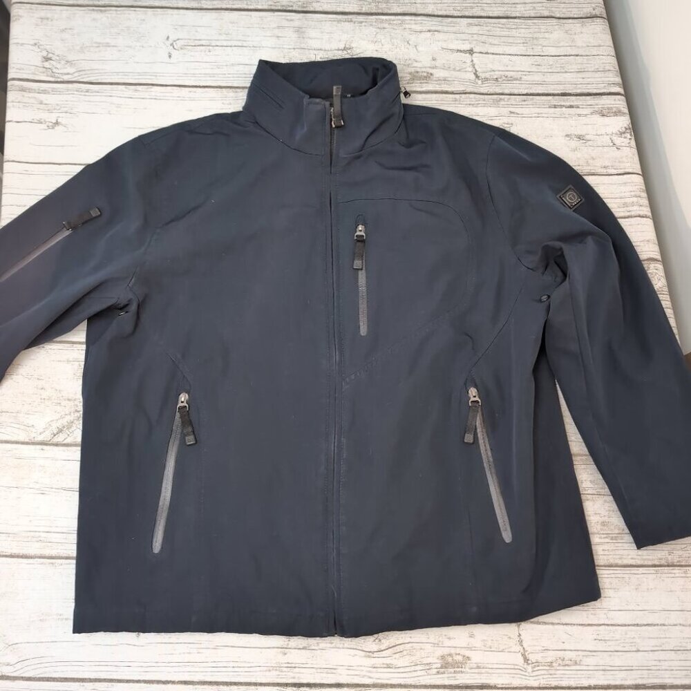 Tumi T-Tech Softshell Jacket Navy Waterproof Wind… - image 1